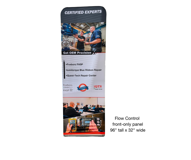 Show details for Flow Control - Certified Experts - 96"H x 32"W - Front Panel Only