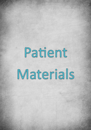 Picture for category Patient Materials