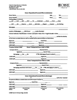 Picture of Donor Disposition Form R-53