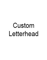 Show details for Custom Letterhead