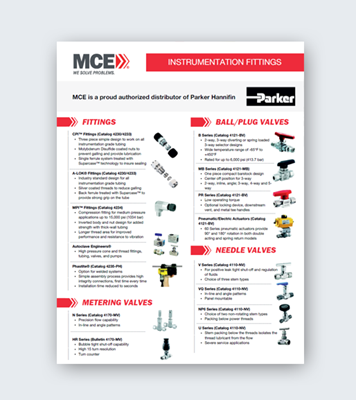 Show details for Fluid Power Instrumentation Line Card