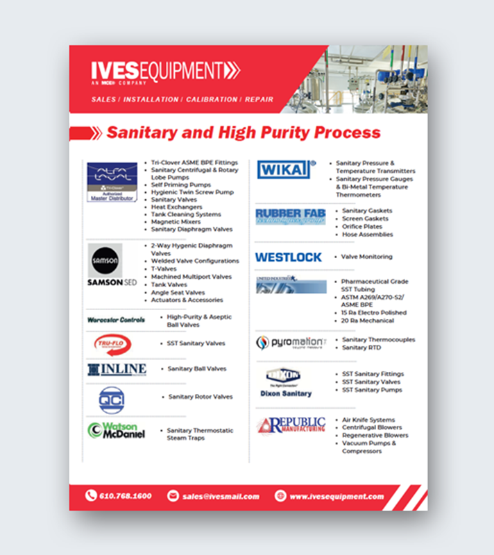 Show details for FC-Ives Equipment Sanitary and High Purity Process Line Card 11-24