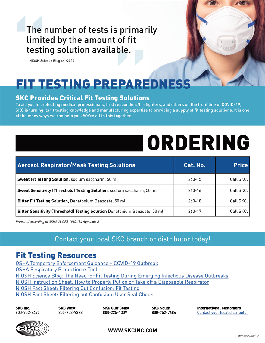 Picture of COVID-19 Fit Testing Solutions Flysheet