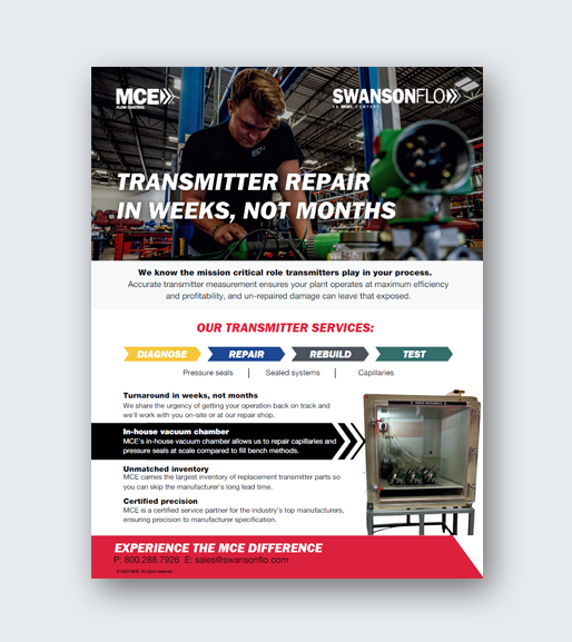 Show details for FC SwansonFlo Transmitter Repair Service Sell Sheet