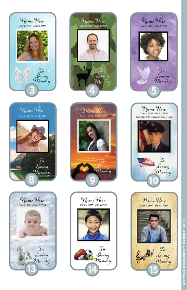 Show details for Honoring Donors a Guide for Donor Families