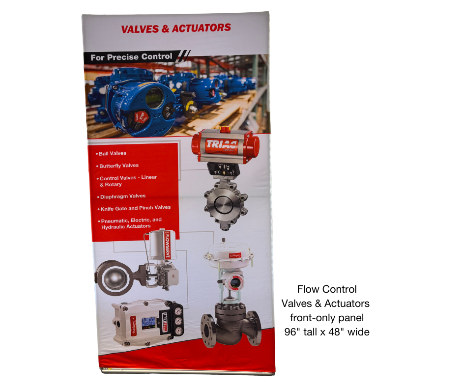 Show details for MCE Flow Control - Valves & Acuators - 96"H x 48"W - Front Panel Only