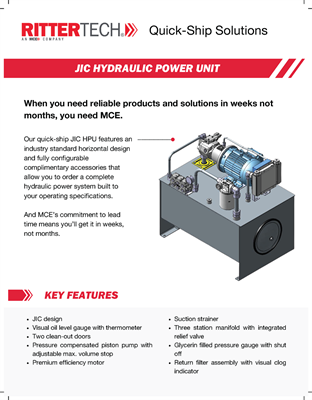 Show details for FP [RitterTech] JIC Hydraulic Power Unit Sell Sheet 2024