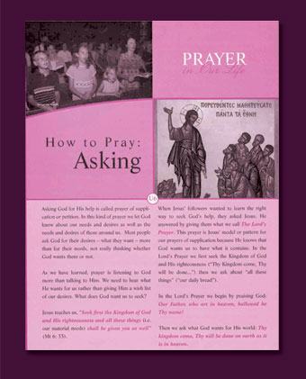 Picture of Prayer In Our Life STUDENT Leaflets