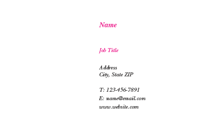 Picture of Beauty Business Card 4