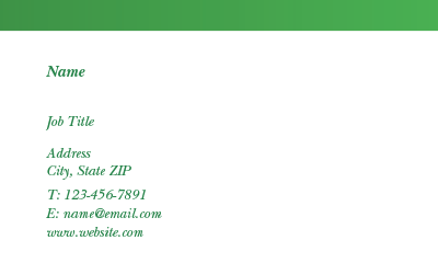 Picture of Horticulture Business Card 5