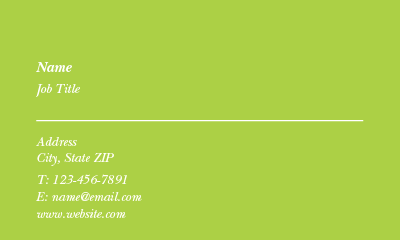 Picture of Horticulture Business Card 8