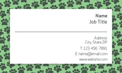 Picture of Pet Services Business Card 7