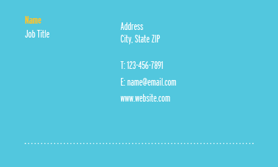 Picture of Sport Business Card 2