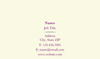 Picture of Wedding Services Business Card 2