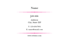 Picture of Wedding Services Business Card 4
