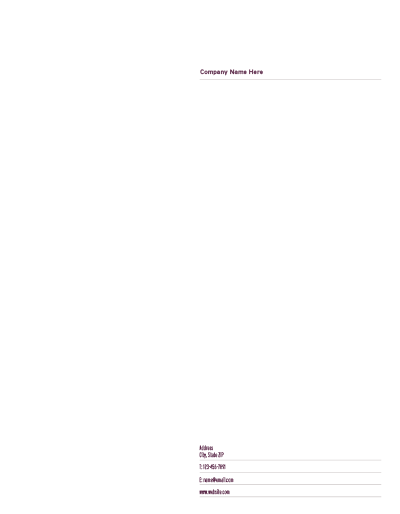 Picture of Business Services Letterhead 6
