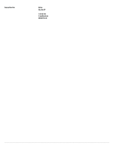 Picture of Financial Letterhead 3