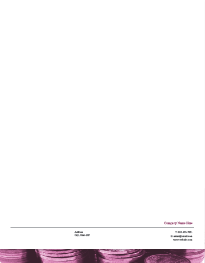 Picture of Financial Letterhead 7