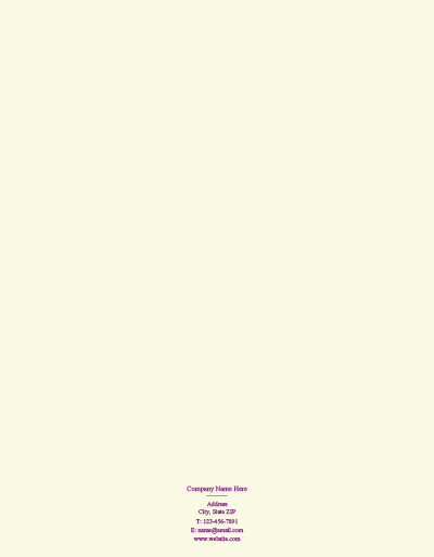 Picture of Wedding Services Letterhead 2