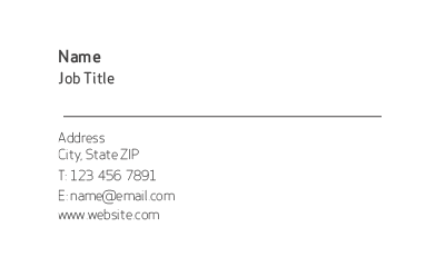 Picture of For Everyone Business Card 1