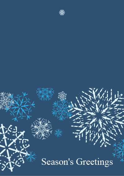 Picture of Holiday Card Snowflake