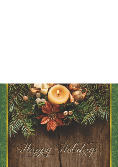 Picture of Holiday Card Wood