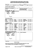 Picture of Post O.R. Form E-1