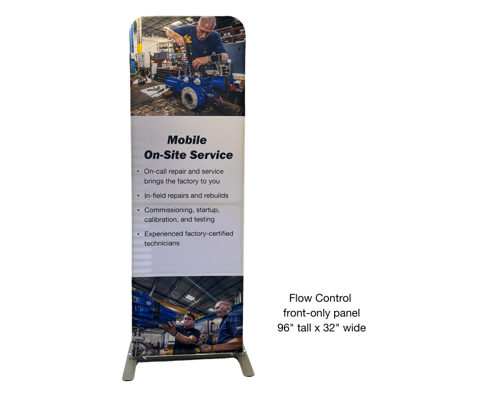 Show details for MCE Flow Control - Mobile On-Site Service  - 96"H x 32"W - Front Panel Only