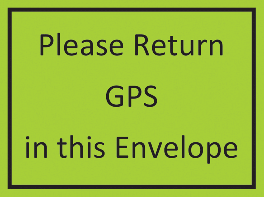 Show details for Please Return GPS
