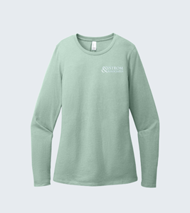 Show details for District Women’s Perfect Blend CVC Long Sleeve Tee