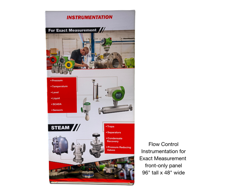 Show details for MCE Flow Control-Instrumentation for Exact Measurement  - 96"H x 48"W - Front Panel Only