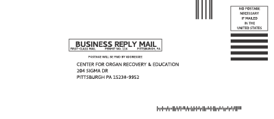 Picture of #9 Business Reply Envelope