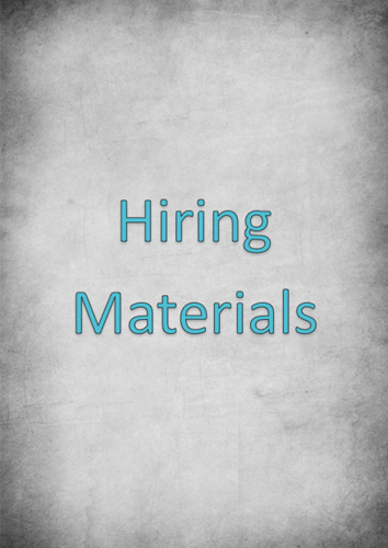 Picture for category Hiring Materials