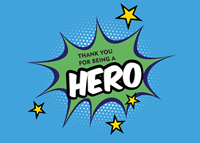 Picture of Generic Thank you card - Hero