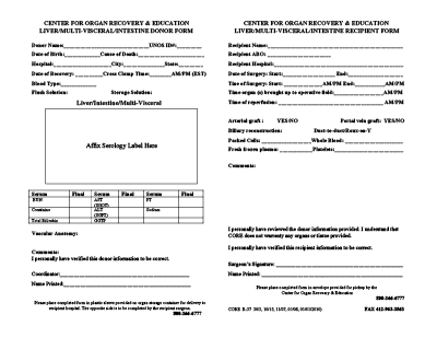 Show details for Multi-Visceral Form R-37
