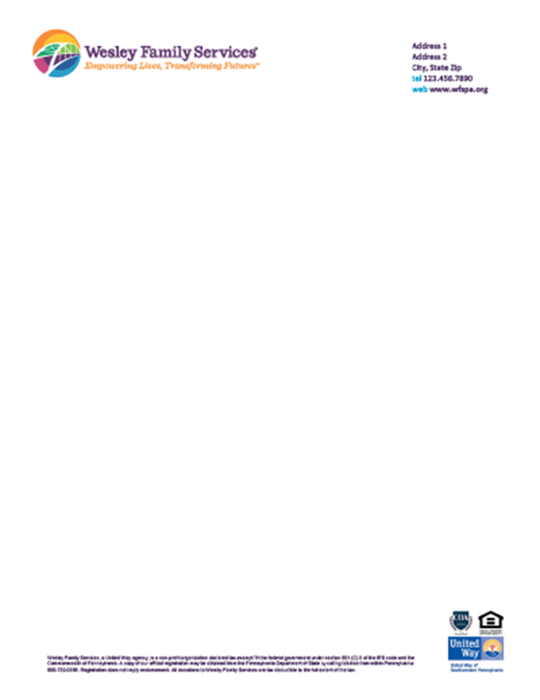 Show details for Letterhead