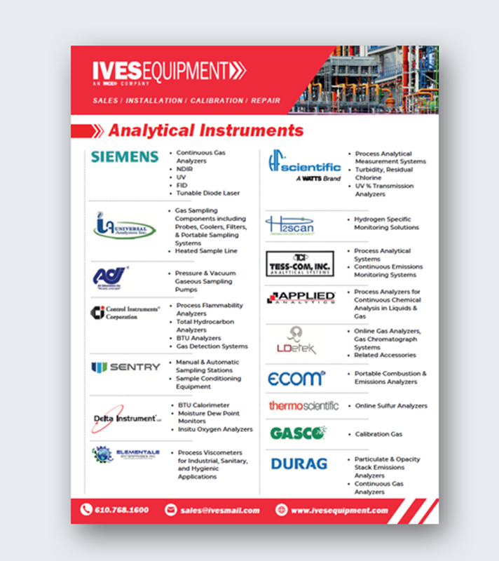 Show details for FC-Ives Equipment Analytical Instruments Line Card 11-24