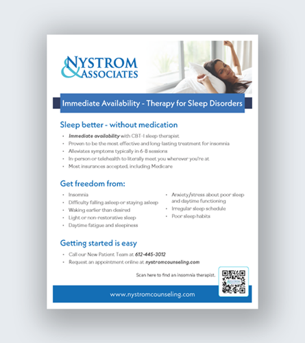 Show details for Downloadable MN Patient Insomnia Therapy Flyer