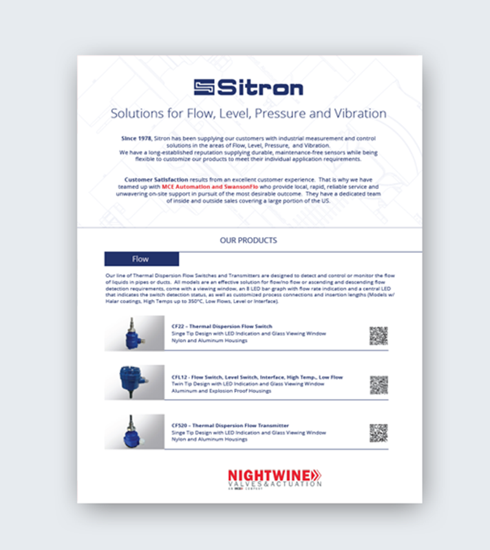 Show details for Flow Control Sitron Vendor Line Card - Nightwine